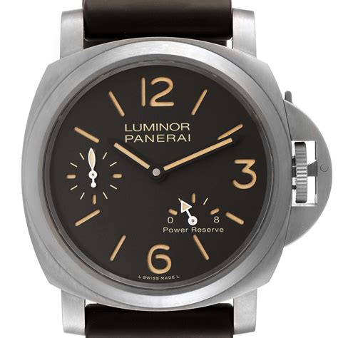 panerai 8 days titanium|Panerai titanium buckle.